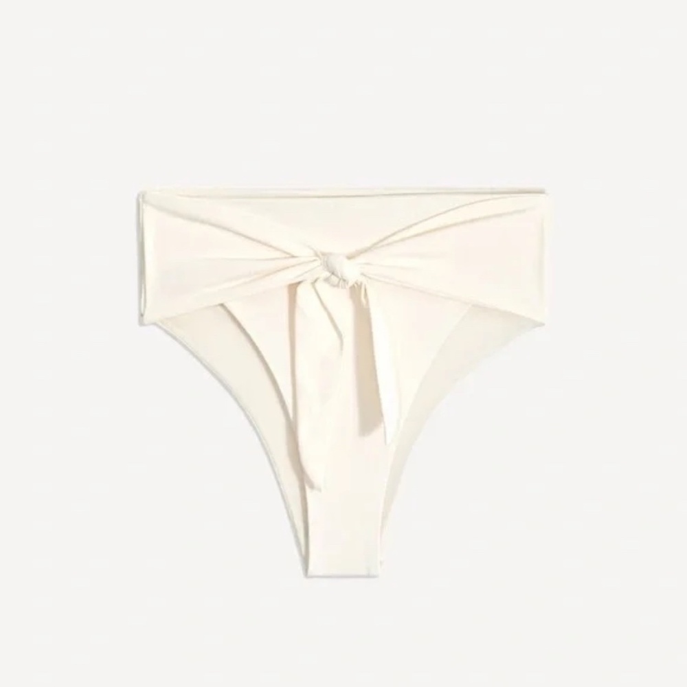 WeWoreWhat Riviera Off White Bikini Bottom XS